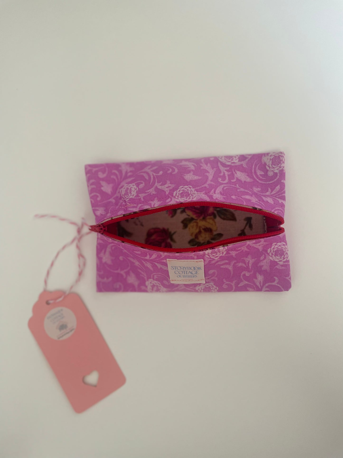 X Slim Purse Pouch. Lavender Beauty