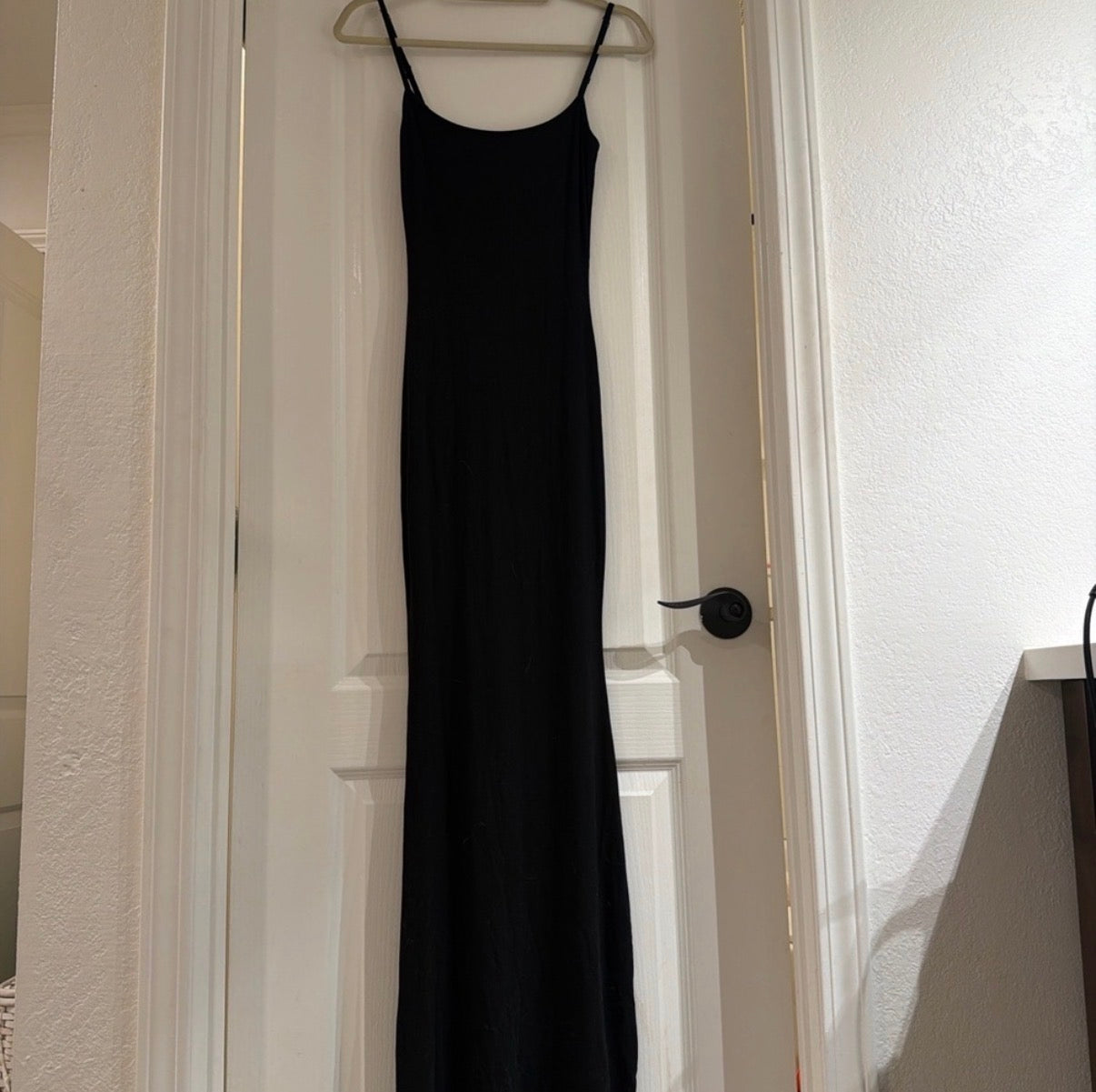 4-A). 💌Reserved for: Alexandra | Pre loved Ribbed Black | Skims Dress