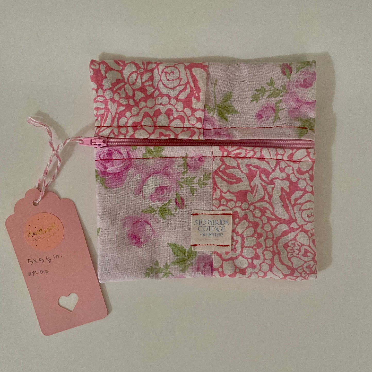 8). Handmade Patchwork Purse Pouch. Rosie Girl