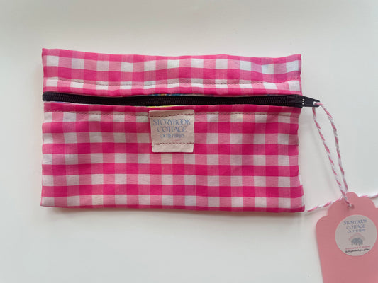 X Handmade Purse Pouch. Barbie Pink (10% off at checkout Barbie Promo)